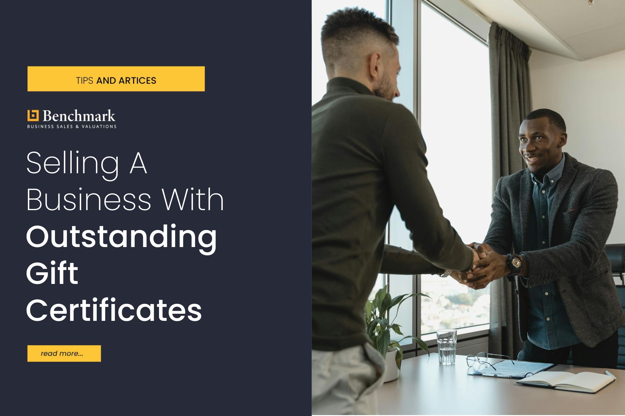 Selling A Business With Outstanding Gift Certificates