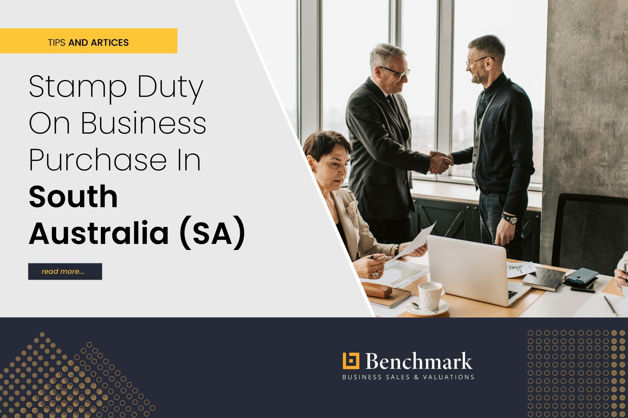 Stamp Duty On Business Purchase In South Australia (SA)
